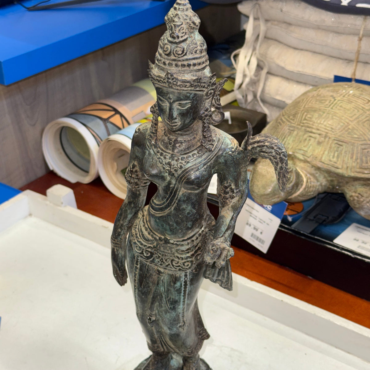 Statue en bronze - Dewi Sri