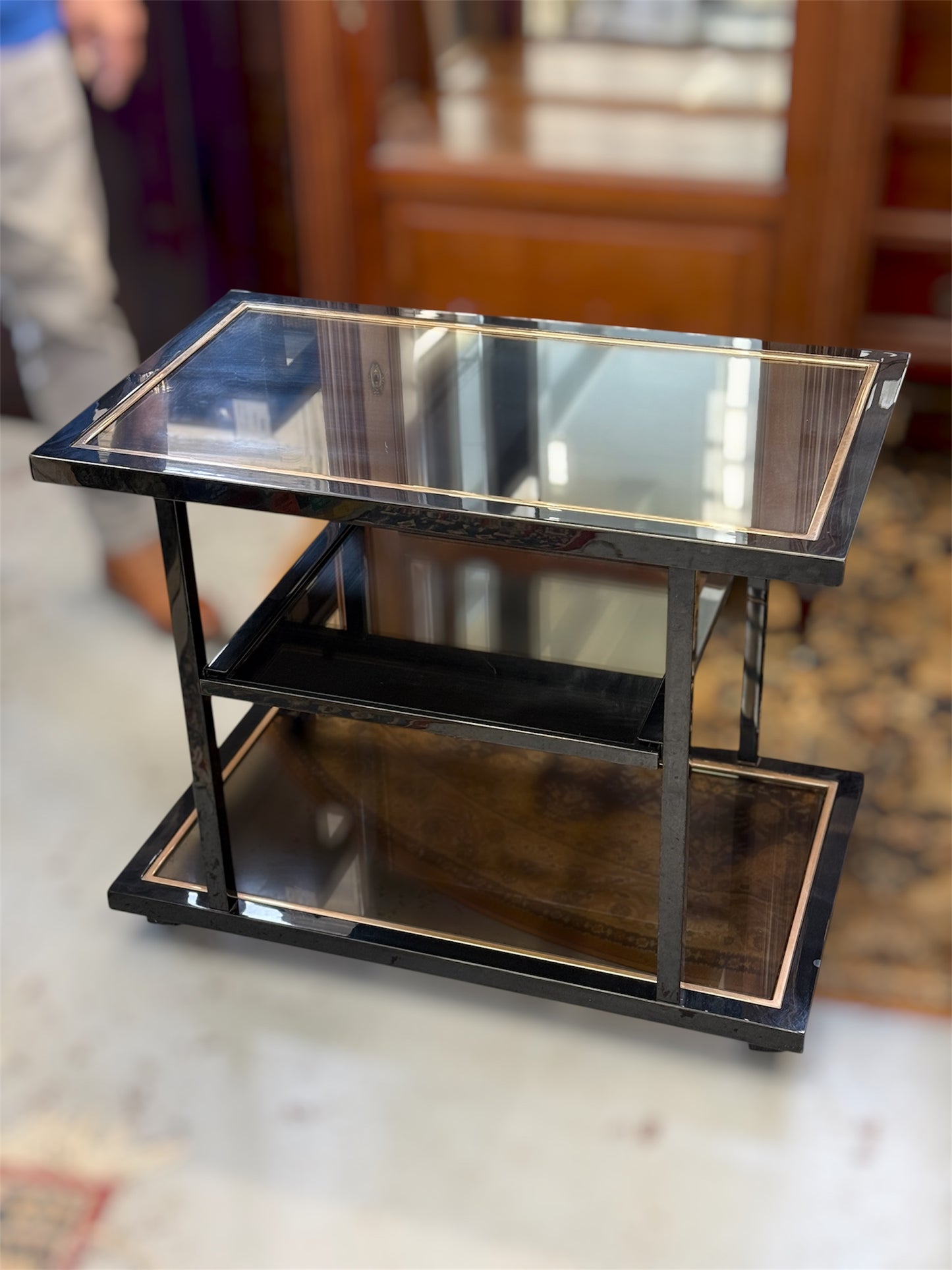 Chariot bar vintage - Roger Vanhevel pour Belgo Chrom