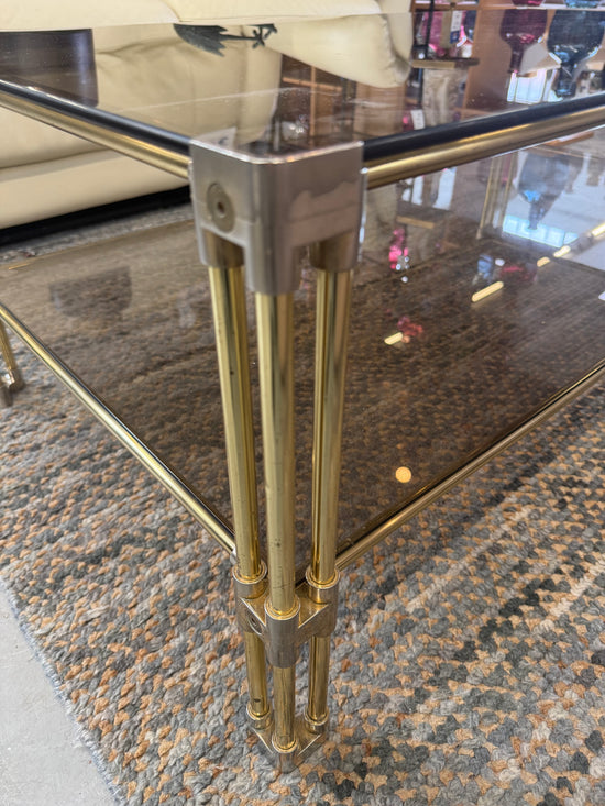 Table basse vintage Hollywood Regency