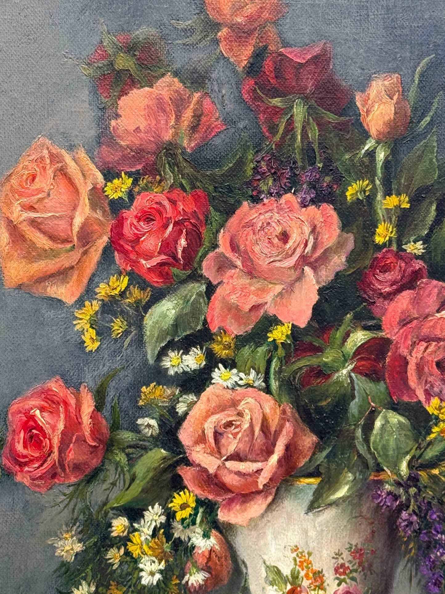Peinture signée Alice De Coster