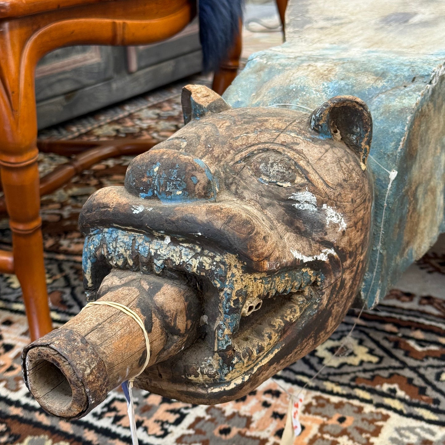 Table basse thailandaise tigre