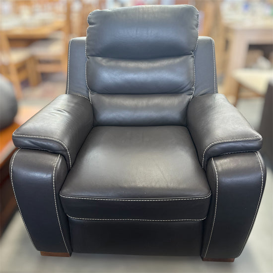 Fauteuil design italien en cuir