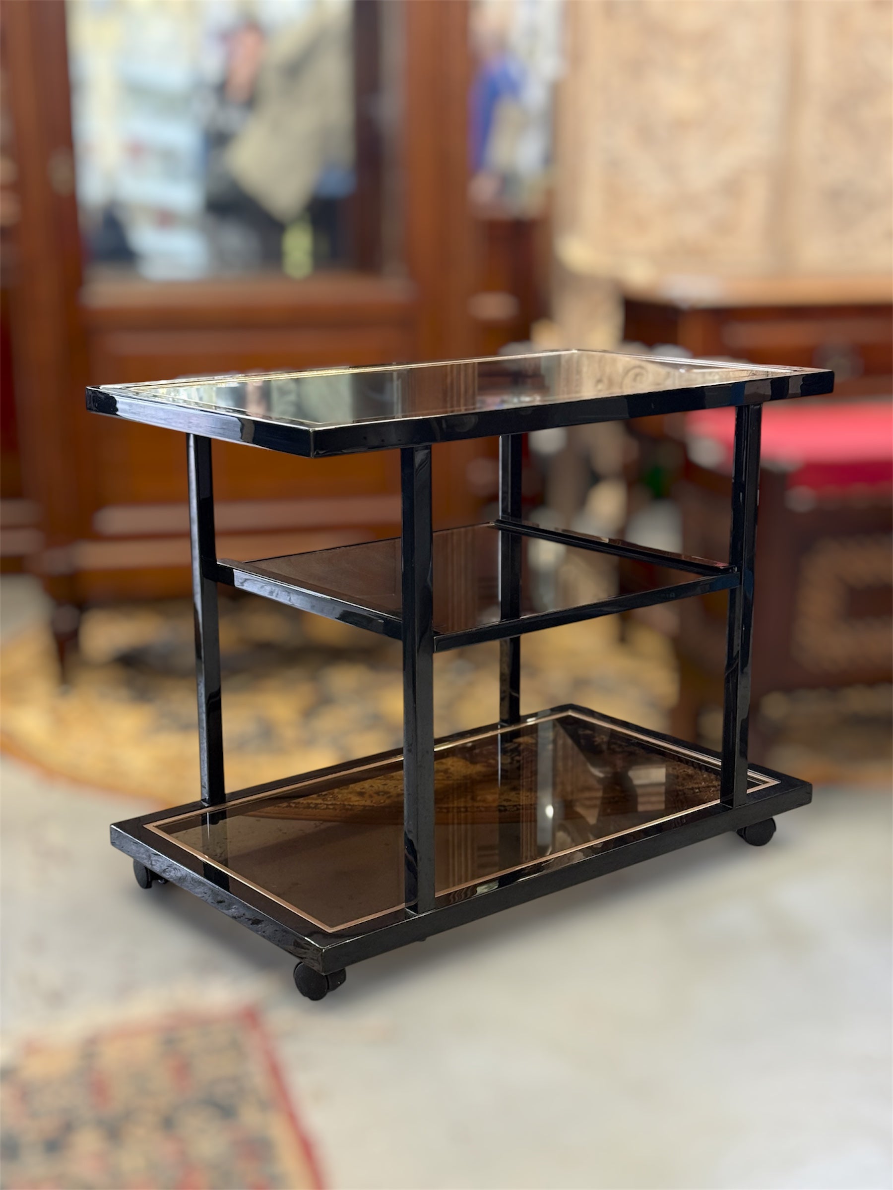 Chariot bar vintage - Roger Vanhevel pour Belgo Chrom