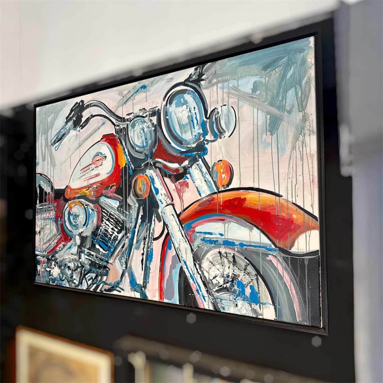 Peinture Harley Davidson - Eric Jan Kremer