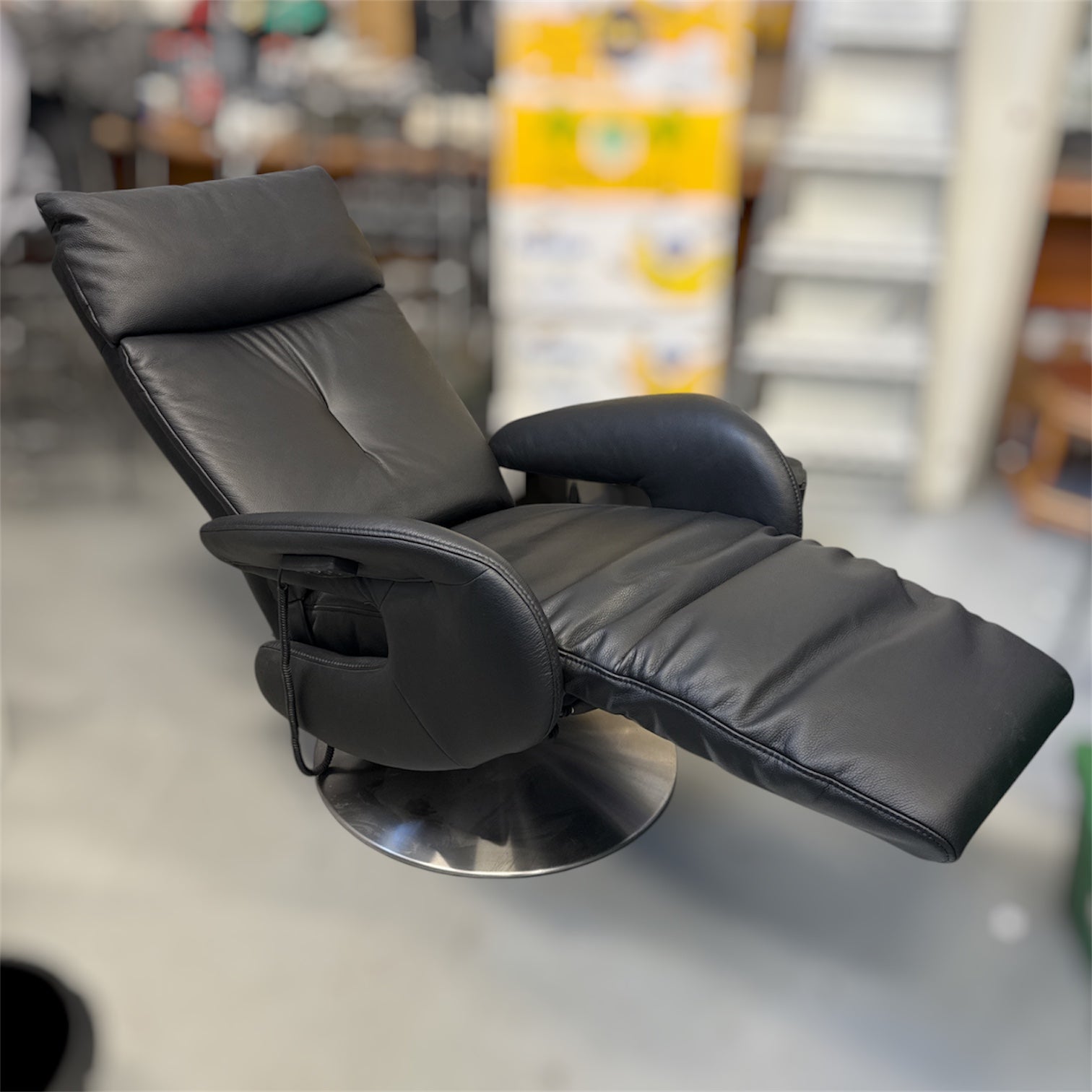 Fauteuil relax électrique Himolla en cuir