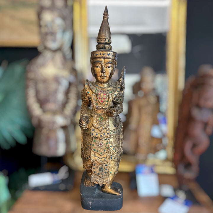 Statue thaïlandaise en bois