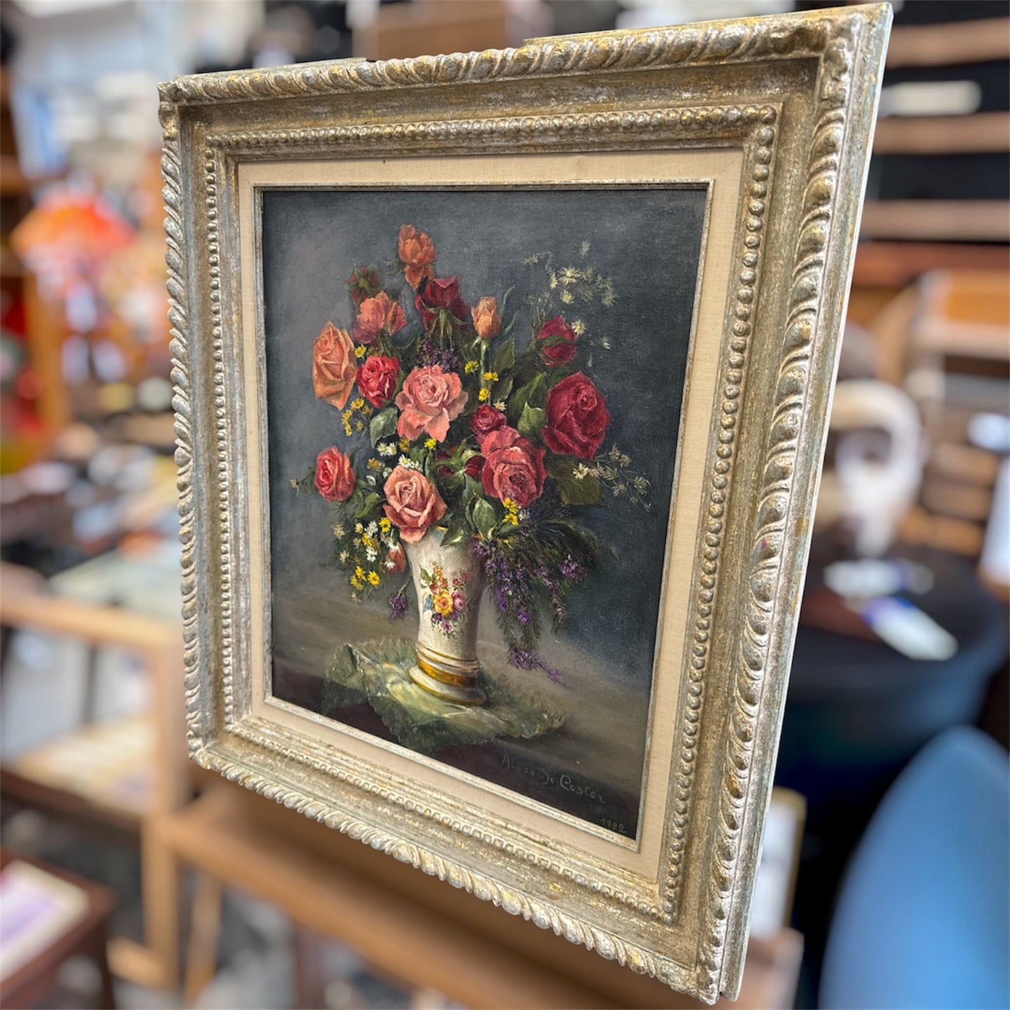 Peinture signée Alice De Coster