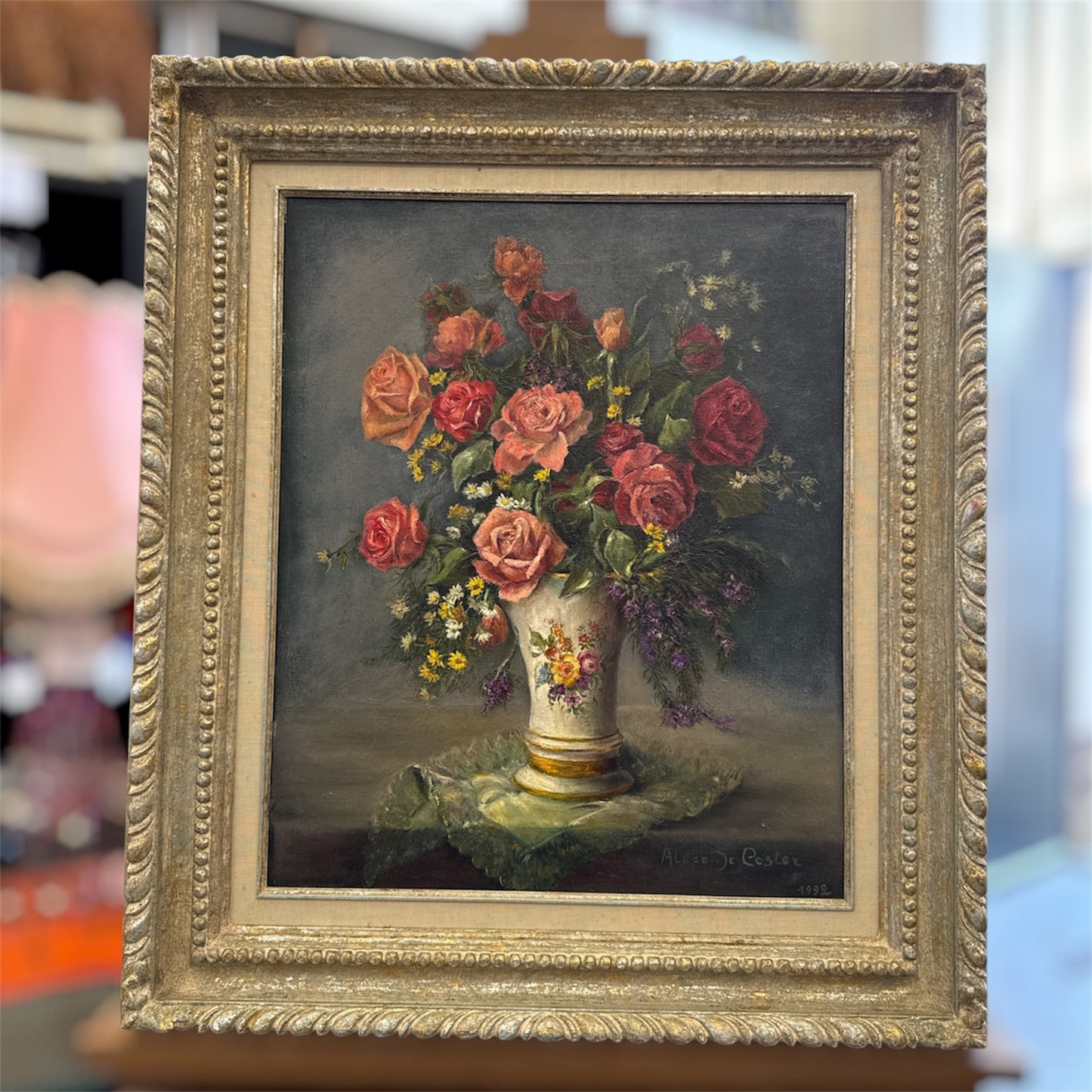 Peinture signée Alice De Coster