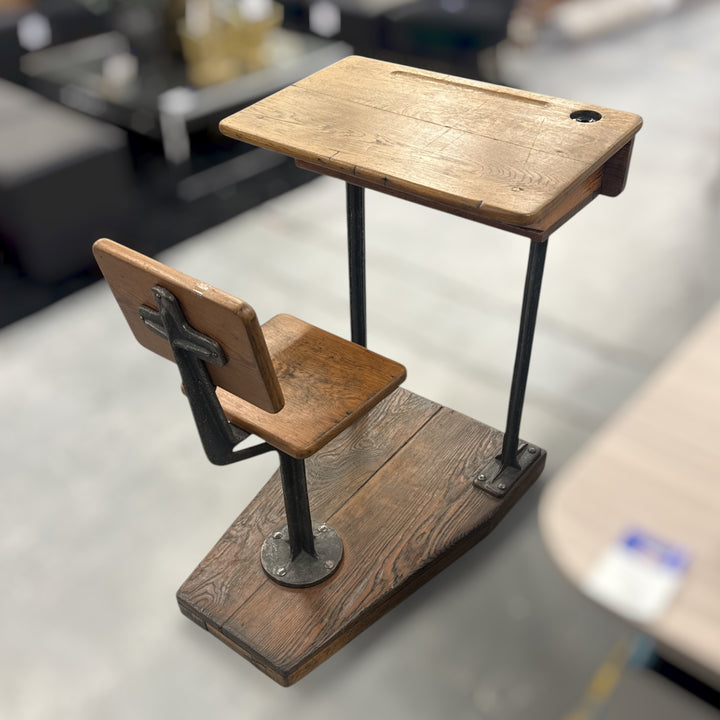 Bureau d'écolier vintage