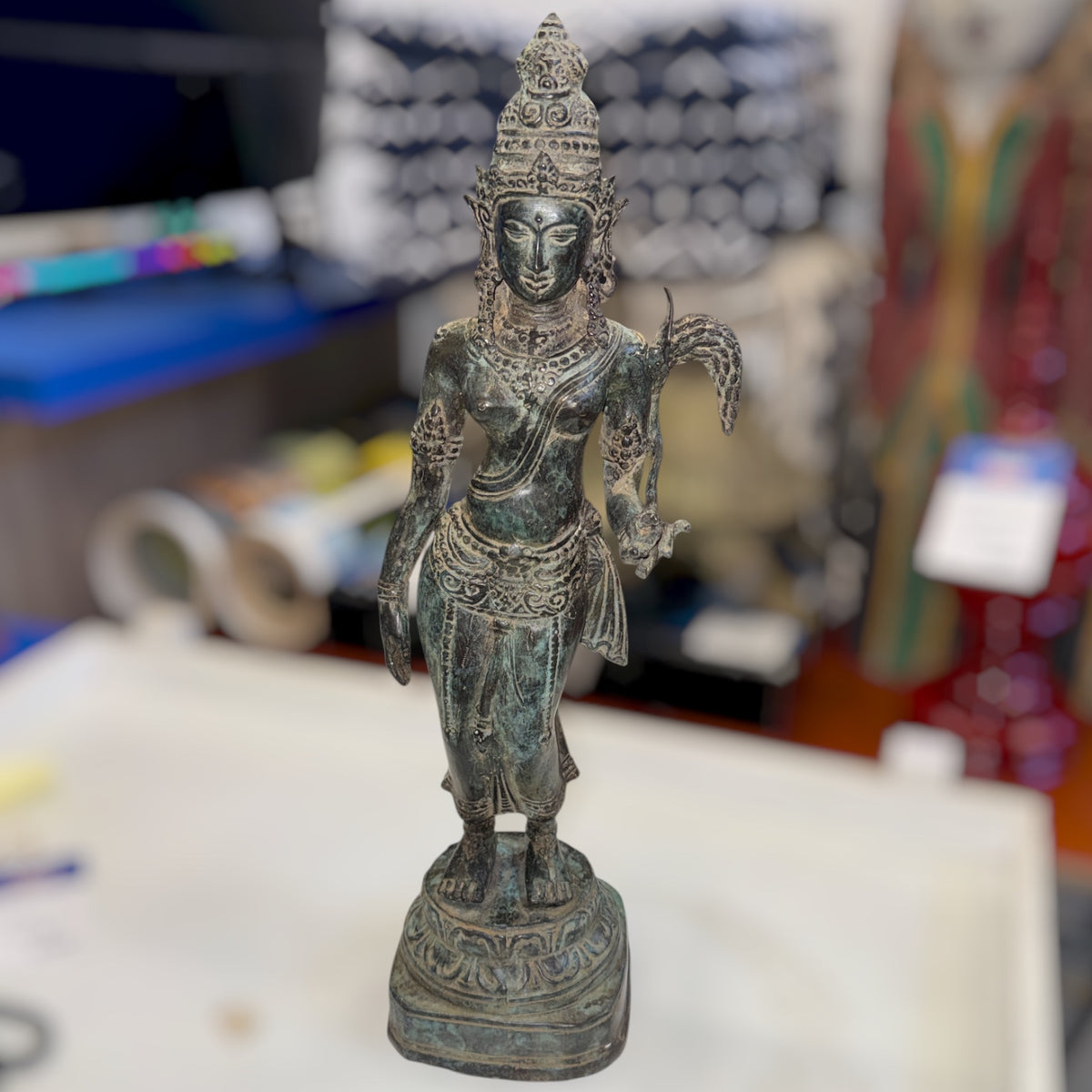 Statue en bronze - Dewi Sri
