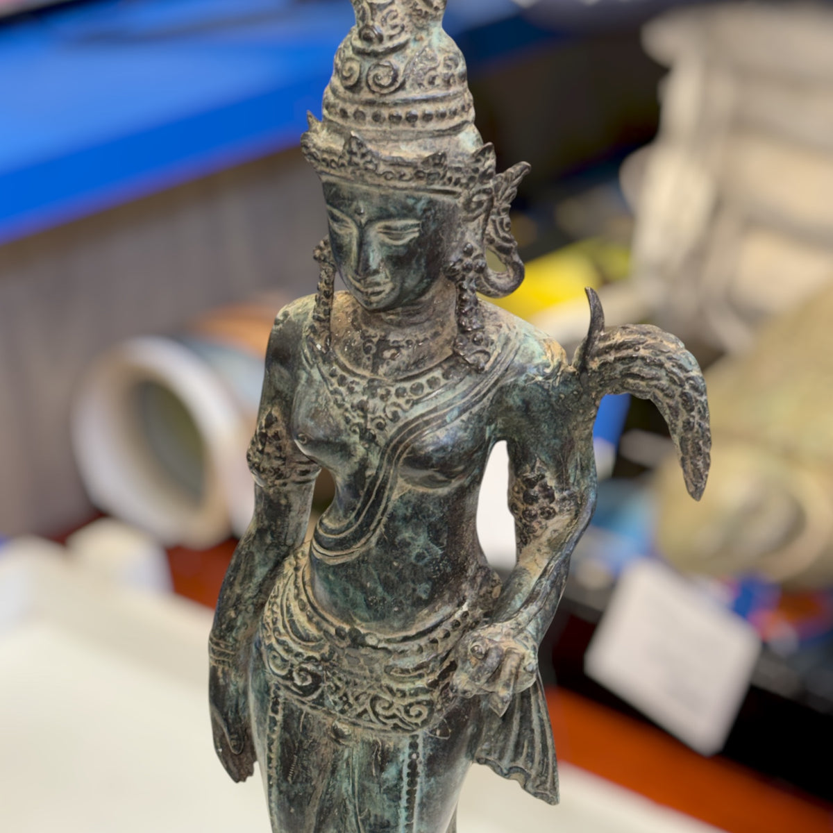Statue en bronze - Dewi Sri
