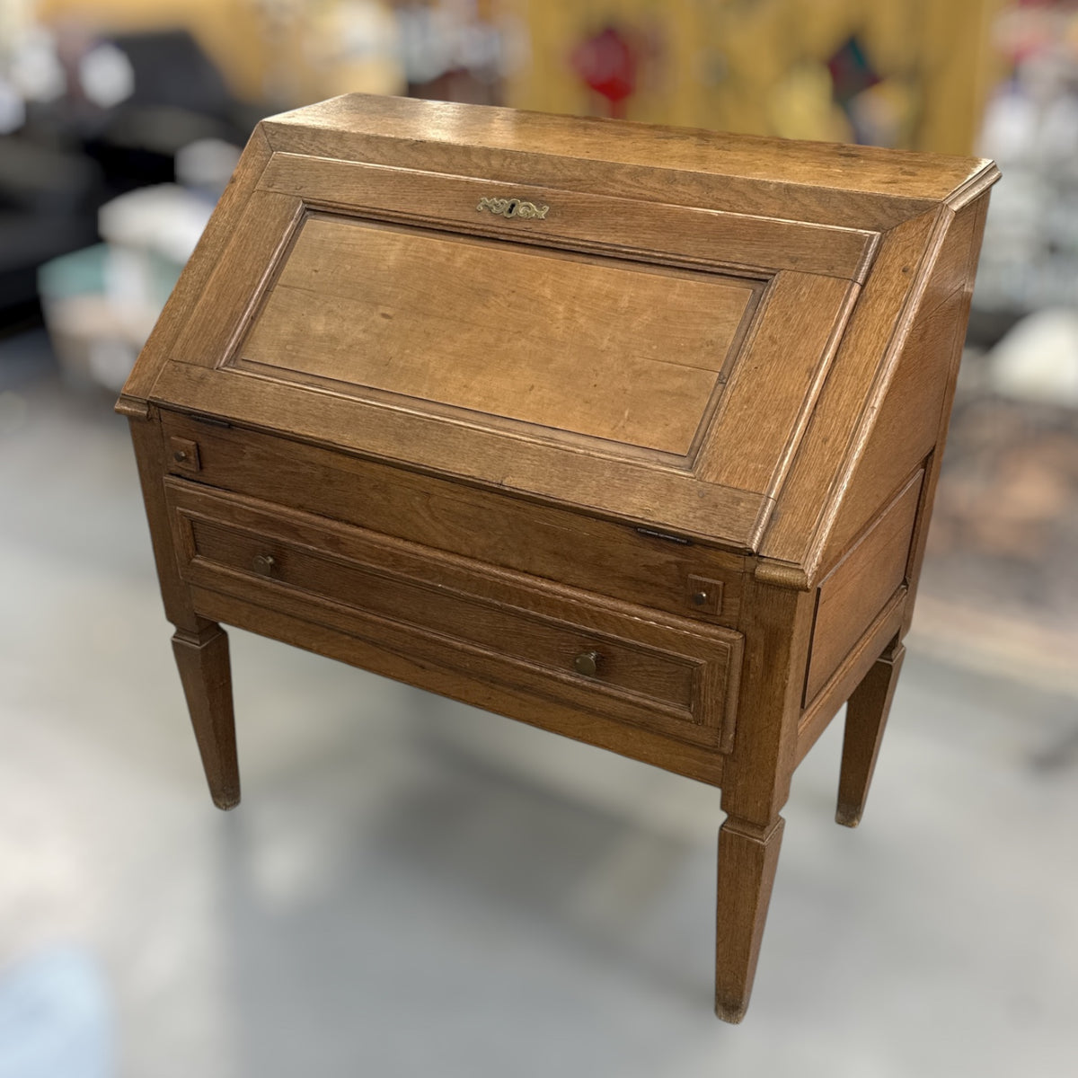 Secrétaire dos d'âne style Louis XVI