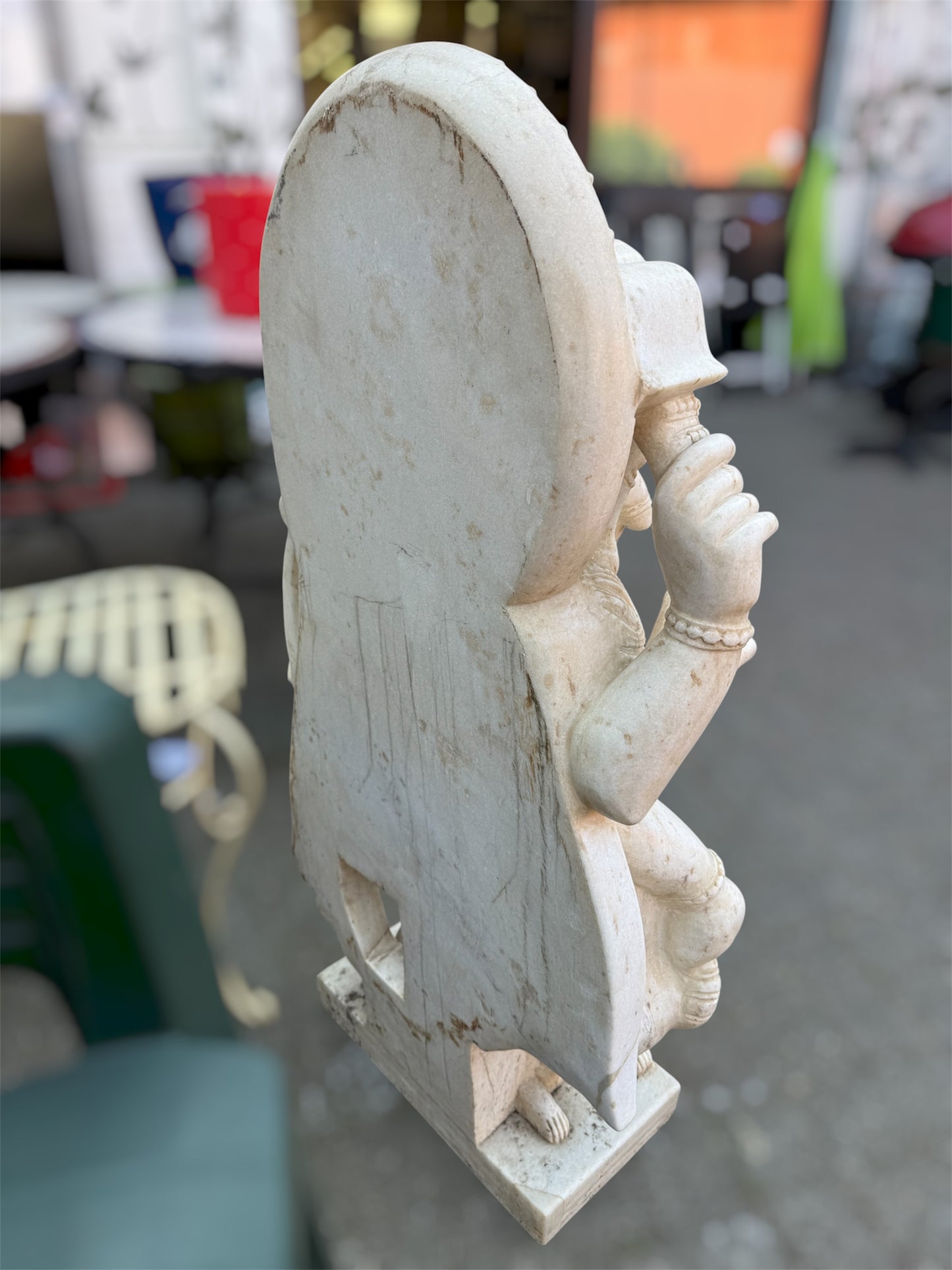 Statue indienne - Ganesh en marbre
