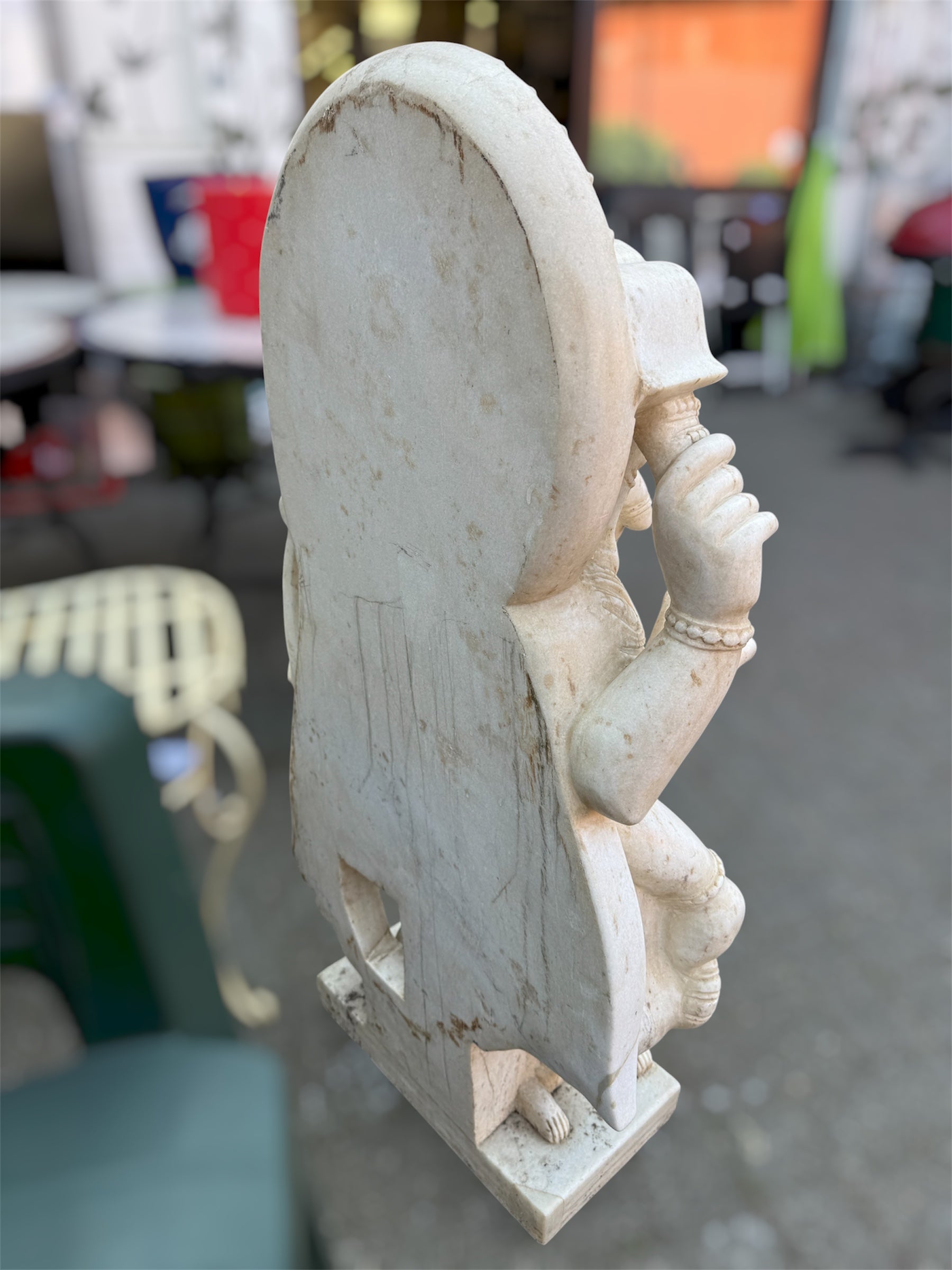 Statue indienne - Ganesh en marbre